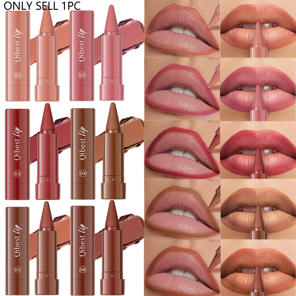 1PC matte lip gloss is smooth and easy to apply, Luxurious long lasting, lightweight, waterproof, non smudging, non stick, and long-lasting natural makeup effect