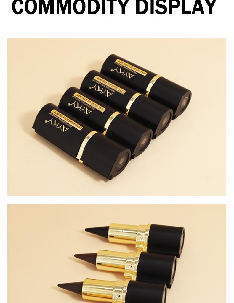 Multipurpose Solid Eyeliner Gel Pencil, Highly Pigmented Black Eyeliner and Lip Liner Pencil, Beginner-Friendly, Long-Lasting and Smudge-Proof, Glides on Smoothly for Effortless Application, Perfect Holiday Gift for Eye and Lip Cosmetic Lovers