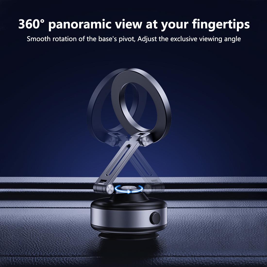 360° Rotatable magnetic car stand, smartphone stand, electric vacuum adsorption, magnetic phone stand, magnetic car windshield, dashboard, kitchen, office, general automotive accessories 360° Rotatable magnetic car stand, smartphone stand, electric vacuum adsorption, magnetic phone stand, magnetic car windshield, dashboard, kitchen, office, general automotive accessories