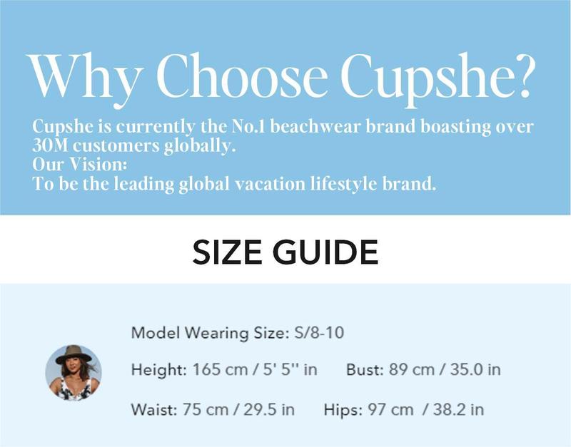 CUPSHE 【Valentine's Day】 High Waisted Bikini Sets for Women 2026: Tummy Control Two Piece Swimsuit with Twist Front V Neck & Adjustable Straps, Size Inclusive XS XXXL Floral Bathing Suits