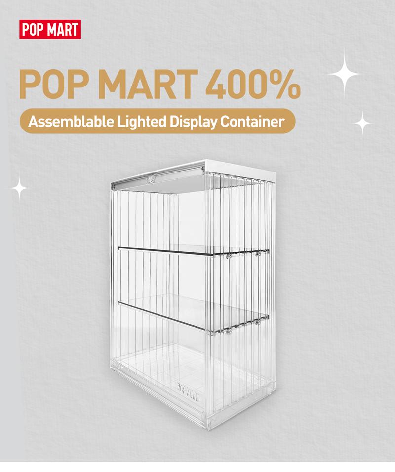 POP MART POP MART 400% Assemblable Lighted Display Container