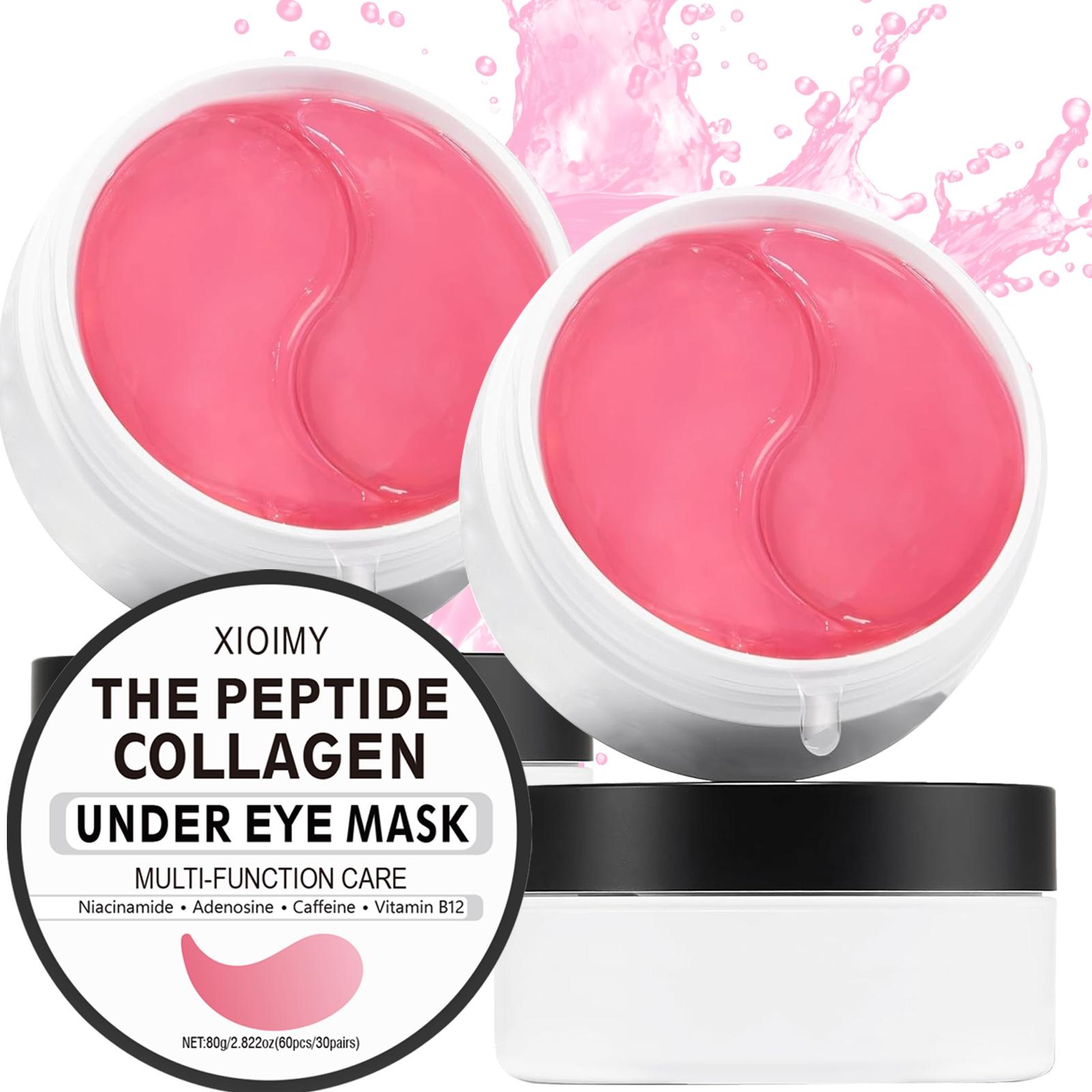 60pcs Peptide Collagen Eye Masks with Retinol & Caffeine, Deep Moisturizing, Hydrating & Firming High-Hydration Eye Care Treatment #GLOBAL PICKS