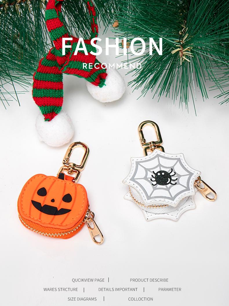 Cute Pumpkin Pendant, Mini Keychain Accessory, Cute Charms Keychain, Perfect Gift for Bags and Backpacks, All Season Casual Style, Halloween Gothic Style, Unique Gift for Friends and Family on Christmas