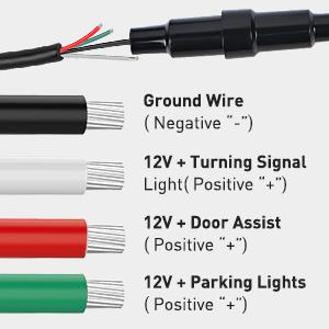 Nilight Truck Running Board Lights 2PCS 60 Inch LED Side Maker White Courtesy Light & Sequential Amber Turn Signal