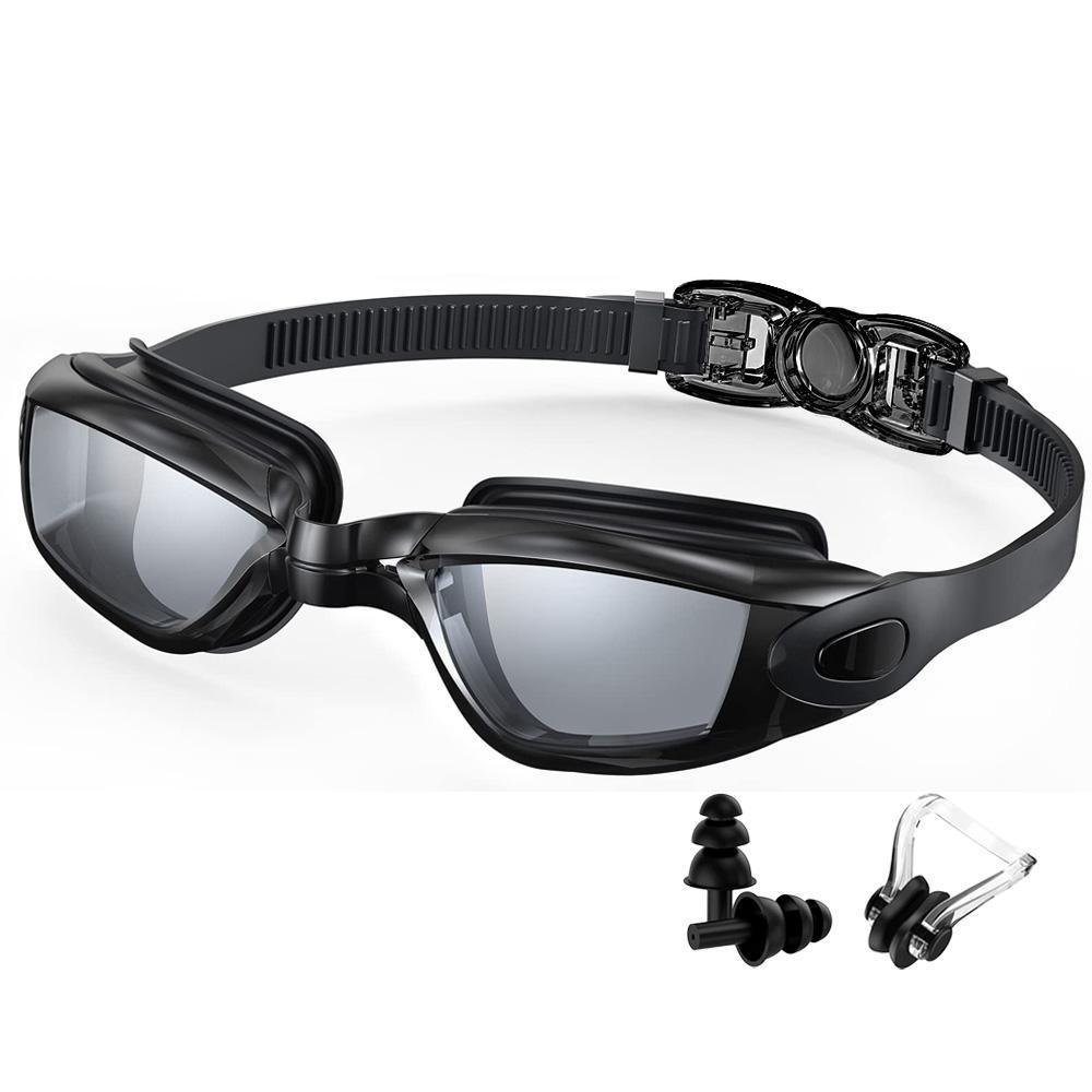 Unisex Tinted Lenses Sports Pool Goggles for Adults - Professional Fogless, 100% UV Protective, Leakproof Swimming Glasses, Anti-Fog Coating, Fashion Accessory for Pool Use