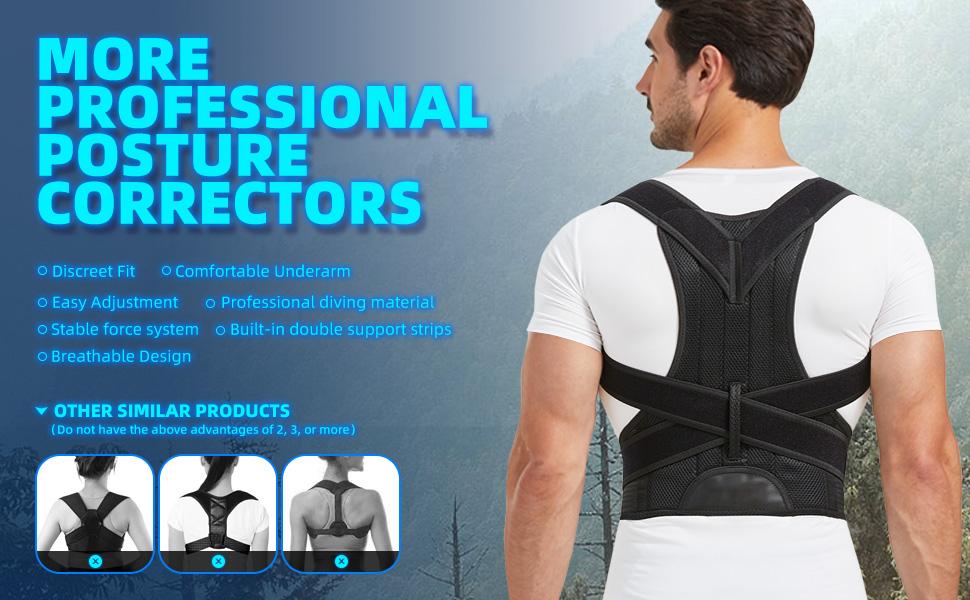Improve Posture and Reduce Back Pain with this Adjustable Back Brace