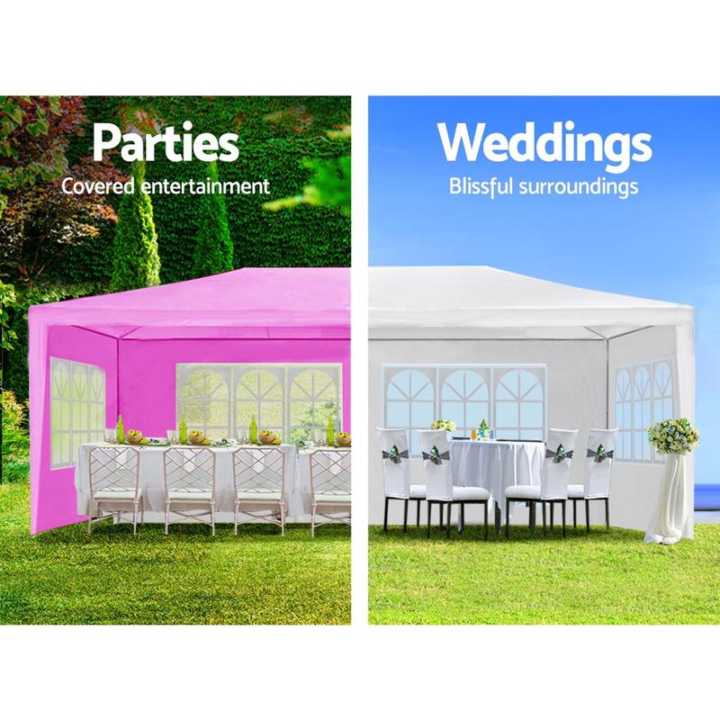 10X20/30 FT Canopy Tent, Outdoor Event Gazebo with Removable Sidewalls, Waterproof Gazebo Shelter for for Receptions, Party, Wedding, Corporate Events
