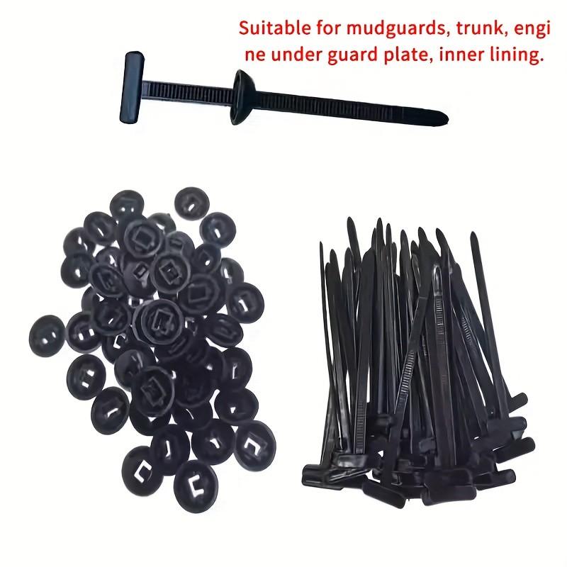 Self-Locking Nylon Tie Straps, Multi-Purpose Plastic Zip Ties, UV Resistant, Indoor & Outdoor Use, Car Repair, Office Supplies
