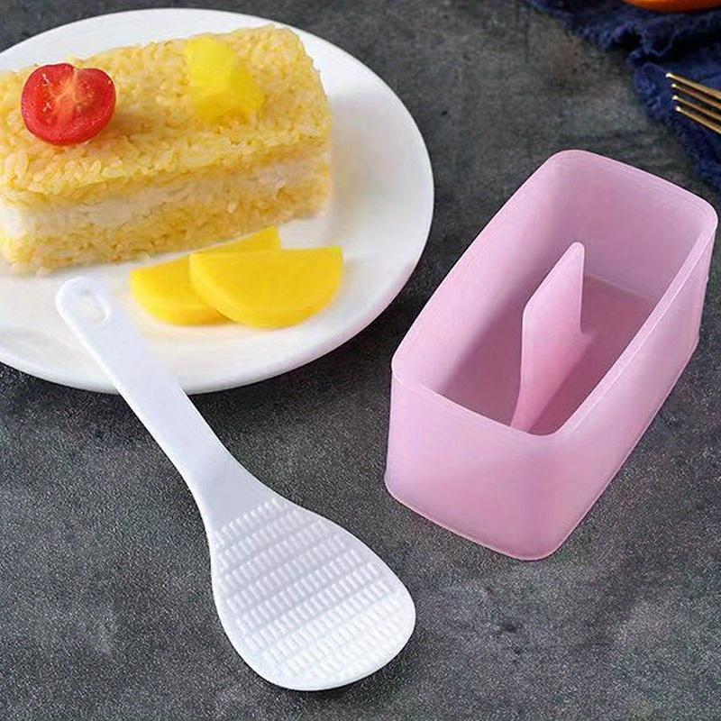 2pcs(a mold and a rice spoon) Non-Stick Spam Musubi Mold For Perfectly Shaped Sushi Rice Balls And Onigiri Press Mold for restaurant kitchen