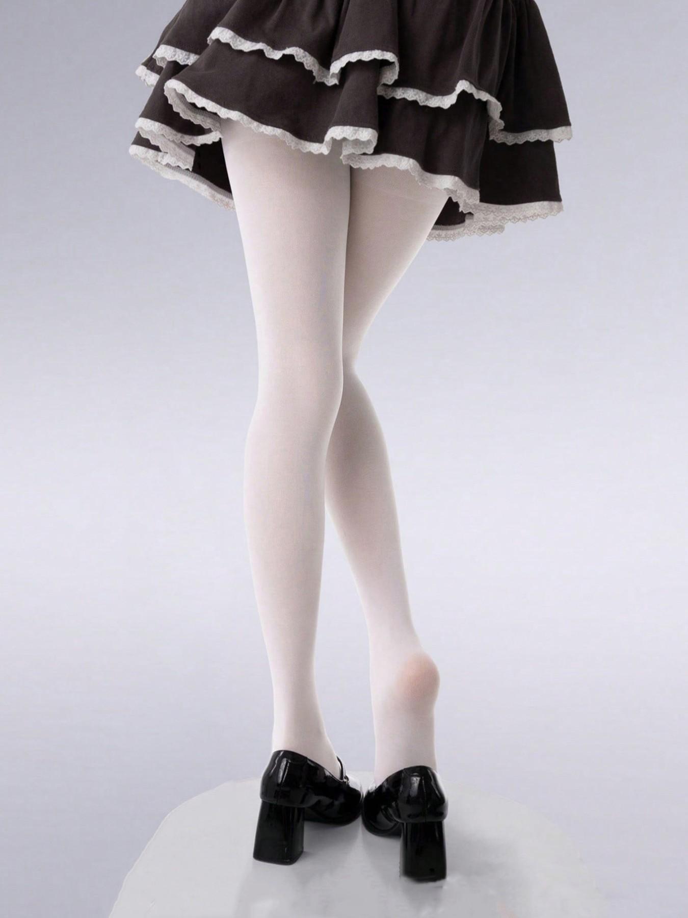 Butt-Lifting Stockings, Anti-Grip Design, Skin-Friendly Material, Breathable Solid Color Tight Long Pants, Perfect Gift, Casual Wear