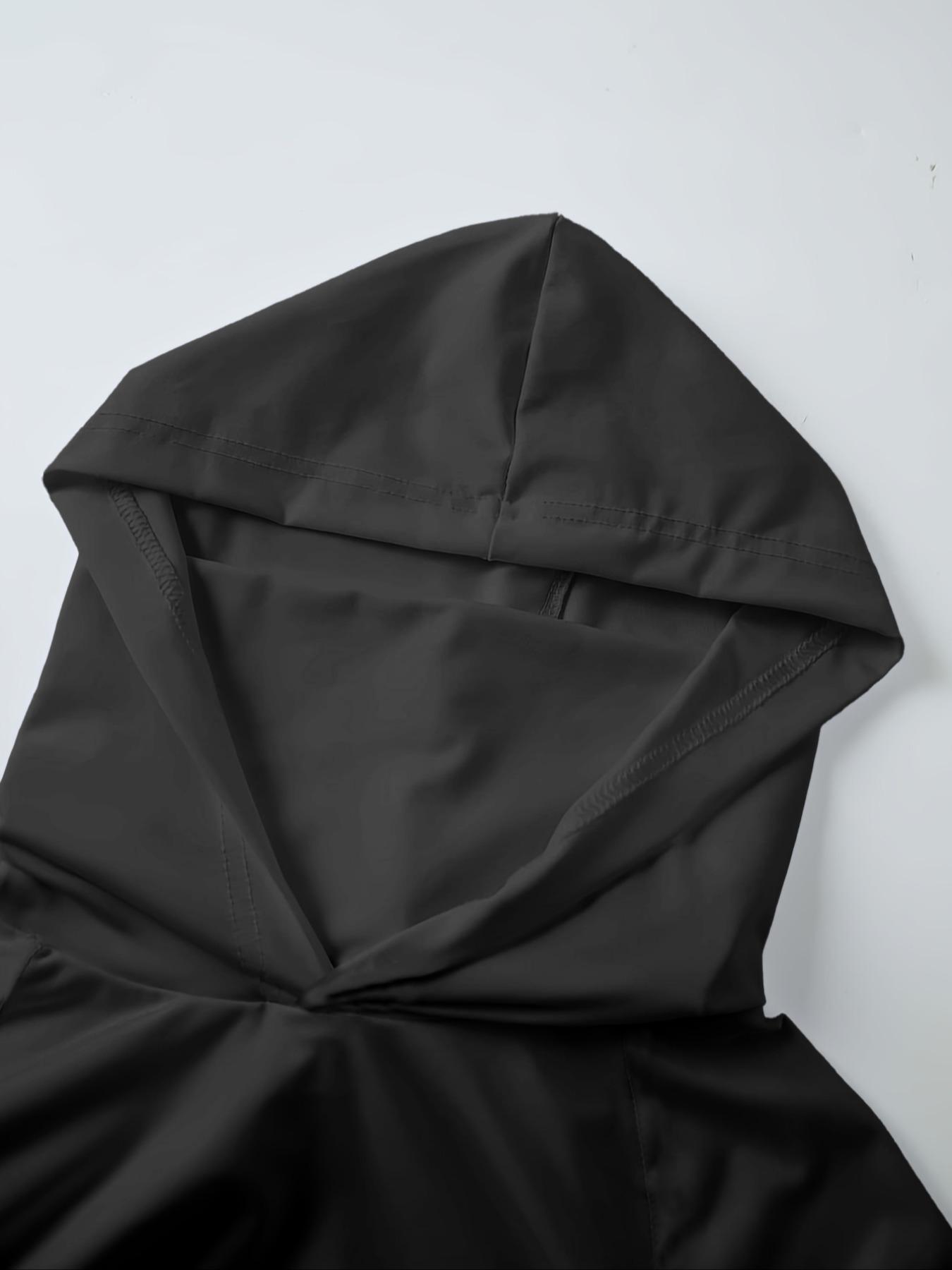 Set of 3 men's quick-drying windproof hooded long-sleeve sports tops, includes face mask, suitable for outdoor activities, running, and fitness compression sportswear, Athletic Hoodies