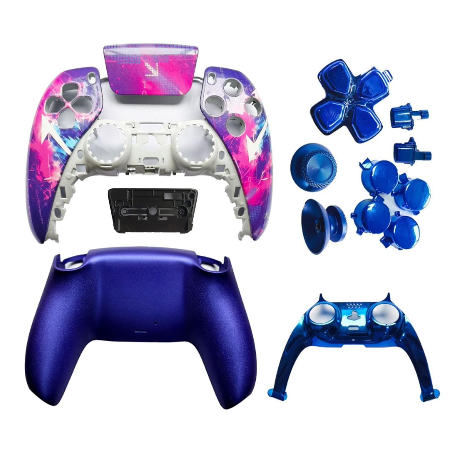 Ps5 Game Controller Replacement Shell, Repair Accessories for Ps5 Handle, Durable Protective Cover, Easy Installation Gaming Accessory, Console Controller Accessories