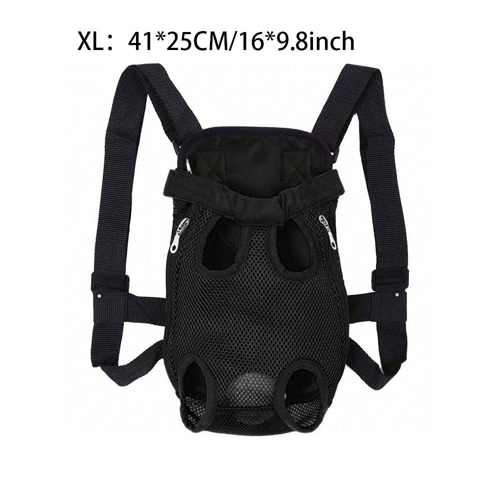 Pet backpack, suitable for cats and dogs, soft and durable small dog chest backpack, suitable for walking/hiking/camping/traveling