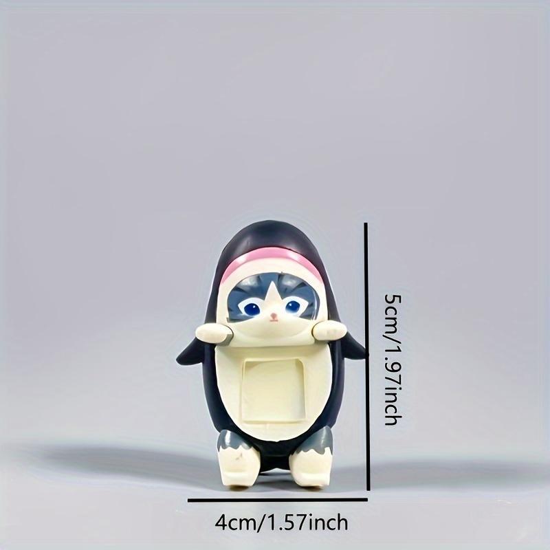 Trending Cute Cat Decor Set of 12, Self-Adhesive Design, Perfect for Phone Cases, Computer Screens, Car Interior, Desktop Decoration