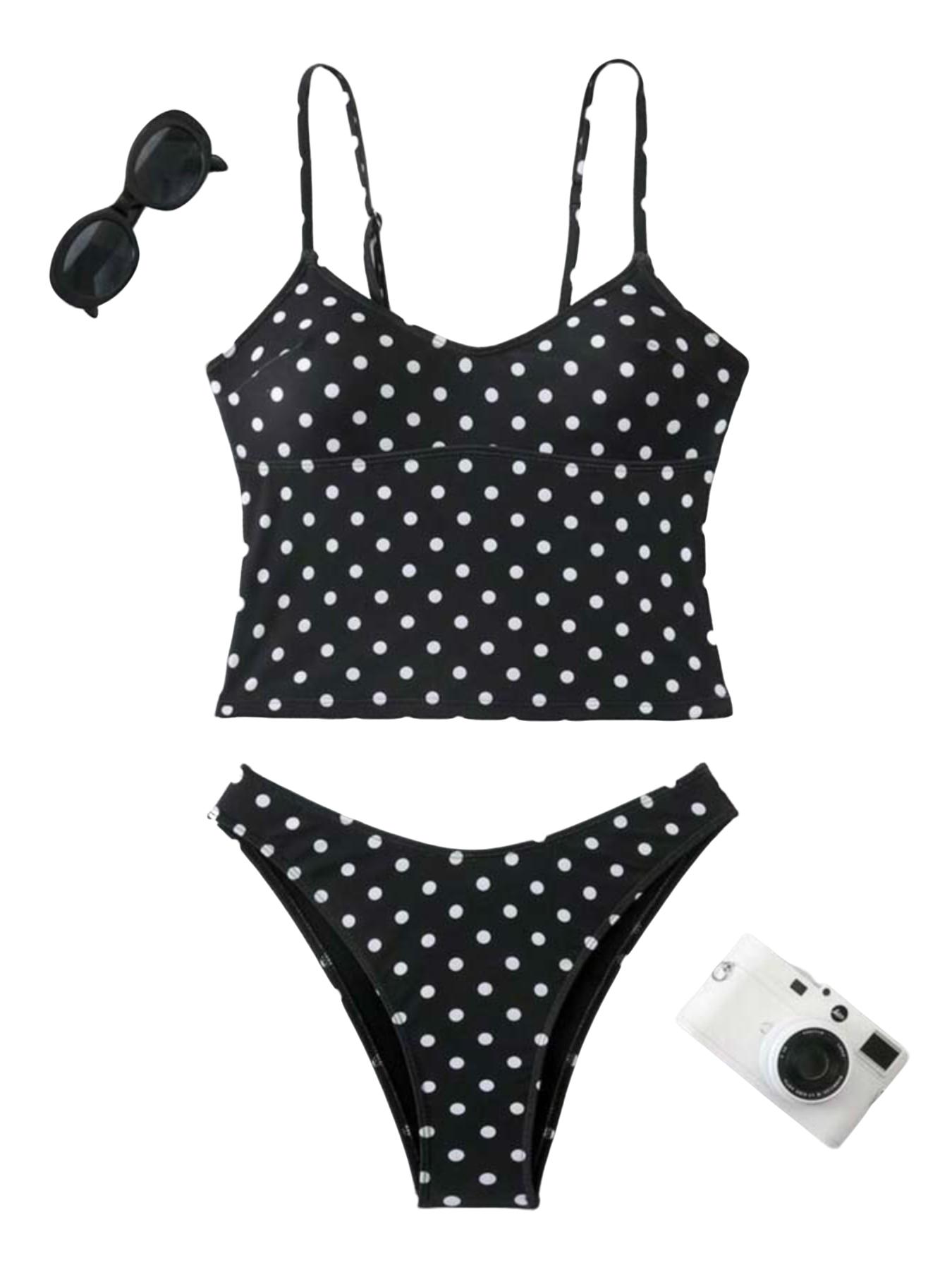 2026 Summer New Minimalist Fit Short High-Waisted Two-Piece Bikini, Beach Vacation Sand Swimwear, Basic Split Swimsuit, Bikini Beachwear, Swimwear Sets