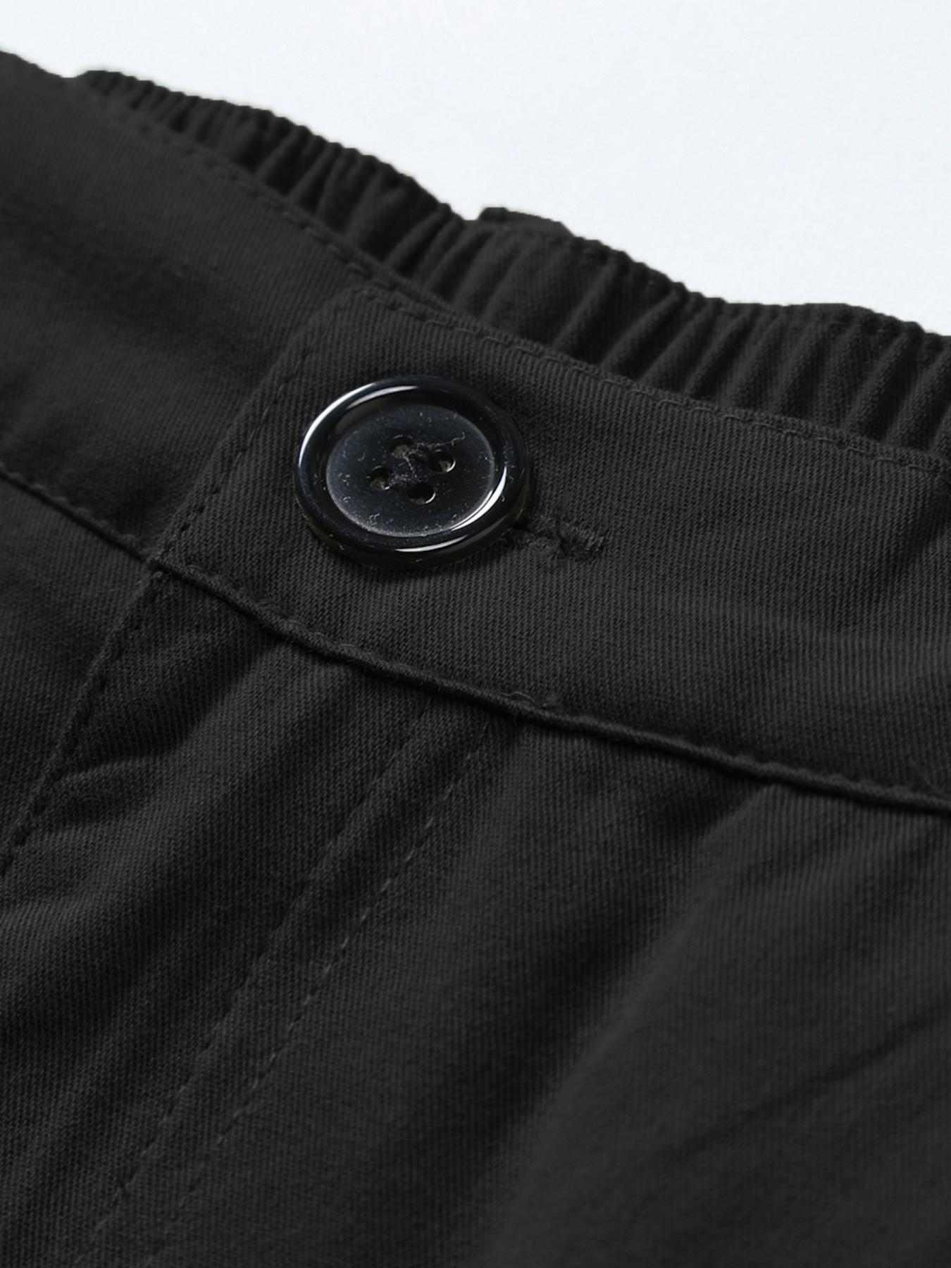 Summer Men's Multi-Pocket Workwear Five-Quarter Shorts, Loose Straight Leg Breathable Casual Pants, Multiple Colors Available, Outdoor Beach Wear