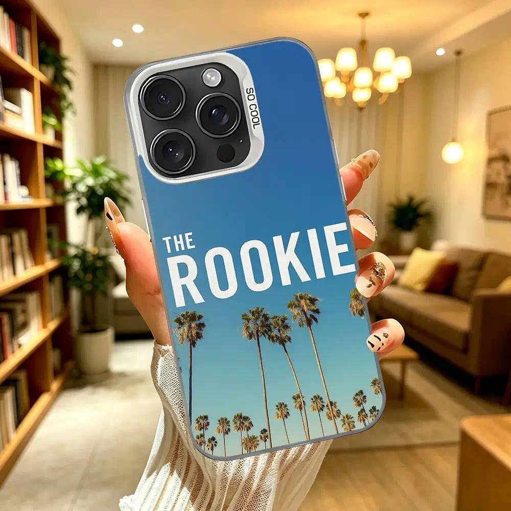 TPU Soft Minimalist Glam Hyperrealism Phone Case - Silver Electroplated "The R-Rookie" Shockproof Scratch-Resistant Accessory, Compatible with iPhone 11-17 Pro Max/Plus & Samsung Galaxy S23-S25, Accessories