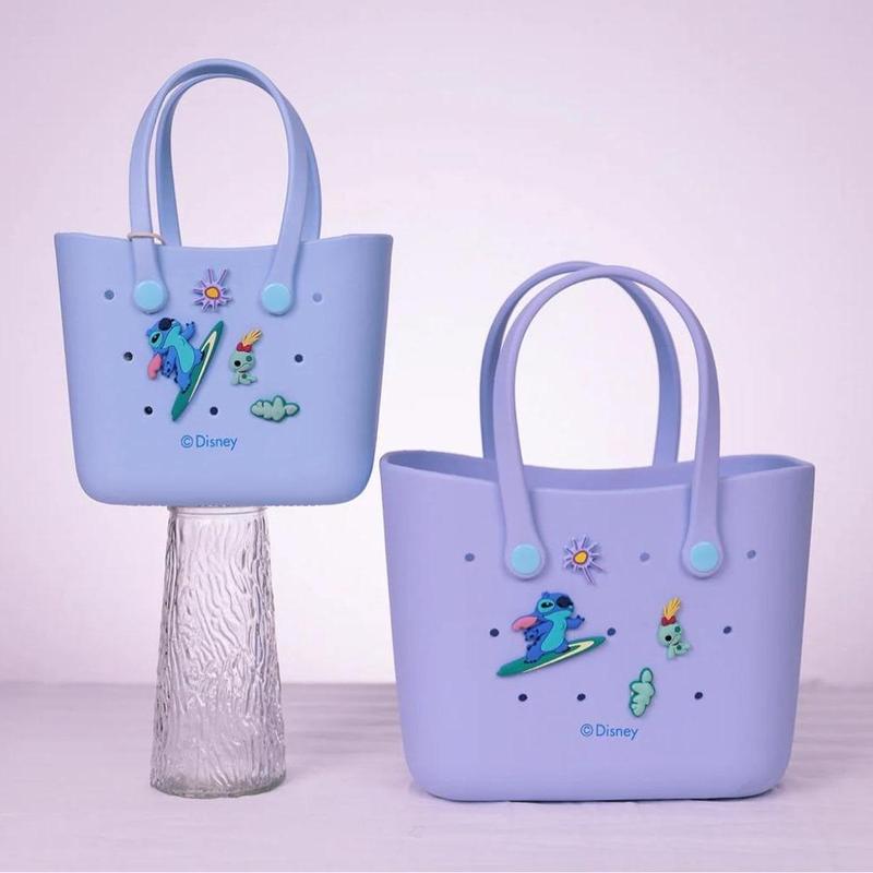 [Gift Bag]Disney Mini Lunch Bag for Women & Girls | Durable Crocs-Inspired Tote | Small Size with Handle | Cute Bento Bag for School, Work, Lunchbox Colorful lunch bag women lunch bag women,Holiday & Holiday Haul