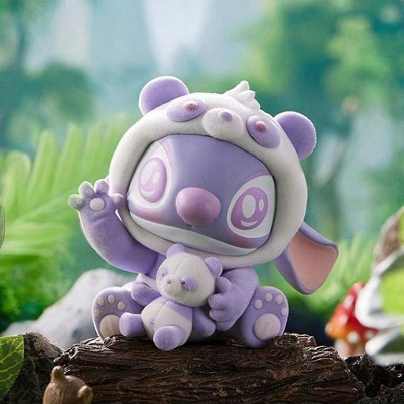 Disney Lilo & Stitch Series Animal Party Blind Box Fluffy Figurine Cute Collectible Decor Perfect for Display or Gifting Random Surprise Set Holiday Halloween Christmas Gift for Kids Bedroom