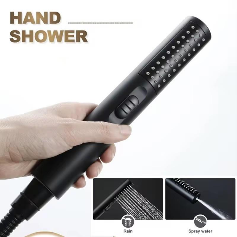 High-Pressure Shower Faucet Set, Includes Long Flexible Hose & Diverter Valve, Upgrade Your Bathroom Experience, Complete Bath Ensemble