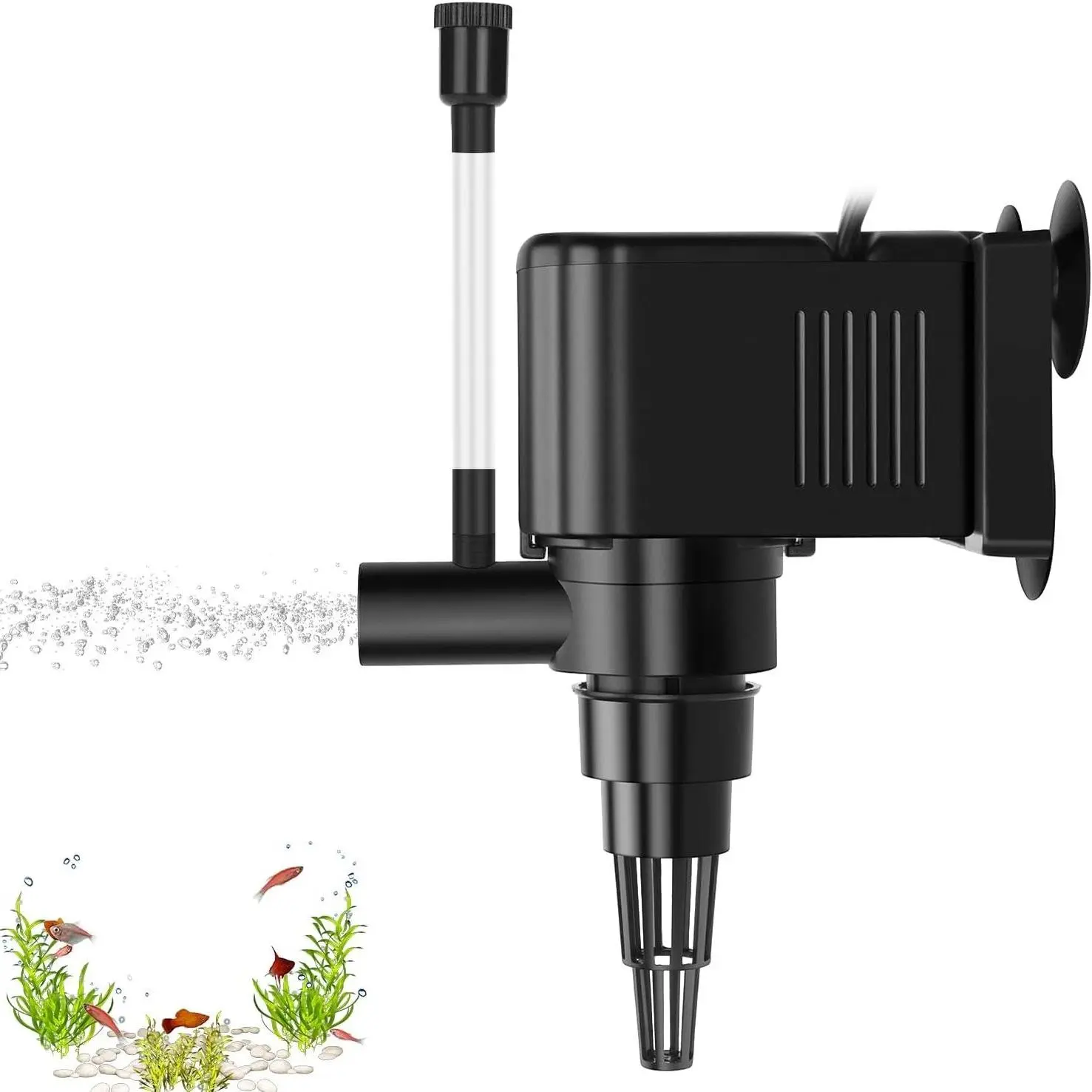 Aquarium Powerhead Circulating Pump 210 GPH for 40-60 Gallon Aquariums with AerationGift