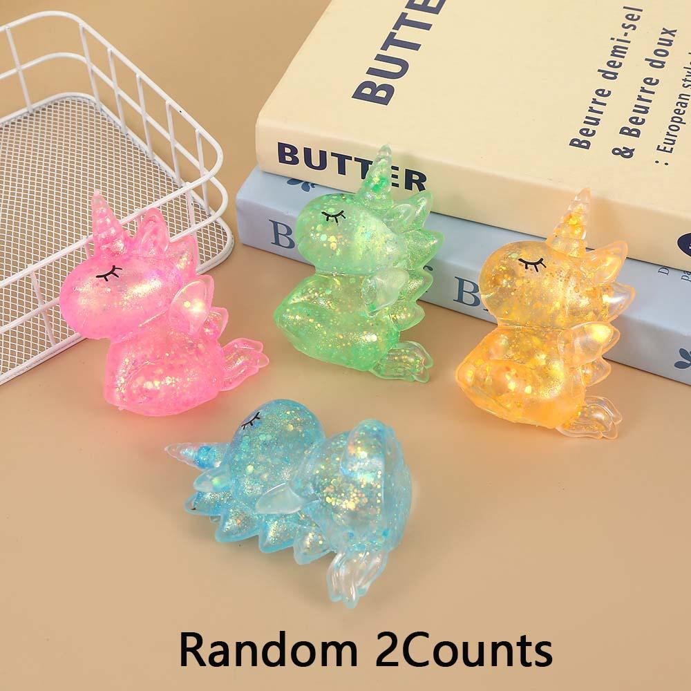 Axolotl Unicorn Squishy Toys, Stress Relief & Sensory Fidgets for Adults, Unisex Gift for Christmas & Festivals, No Batteries Needed