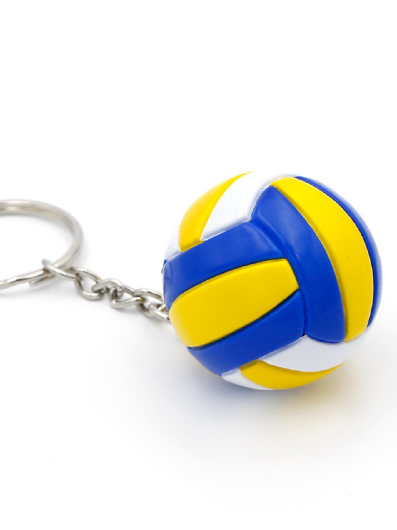 Volleyball Keychain Bag Charm Sports Competition Award Creative Gift, Unique Volleyball Accessory for Athletes & Fans