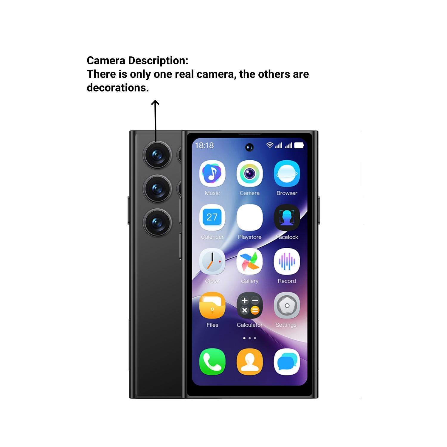 FUFFi-Mini Smartphone, 4.0 Inch, 2+16GB ROM, 3G Network, 2000mah Battery, Backup Phone, Kids Phone, Gift Idea