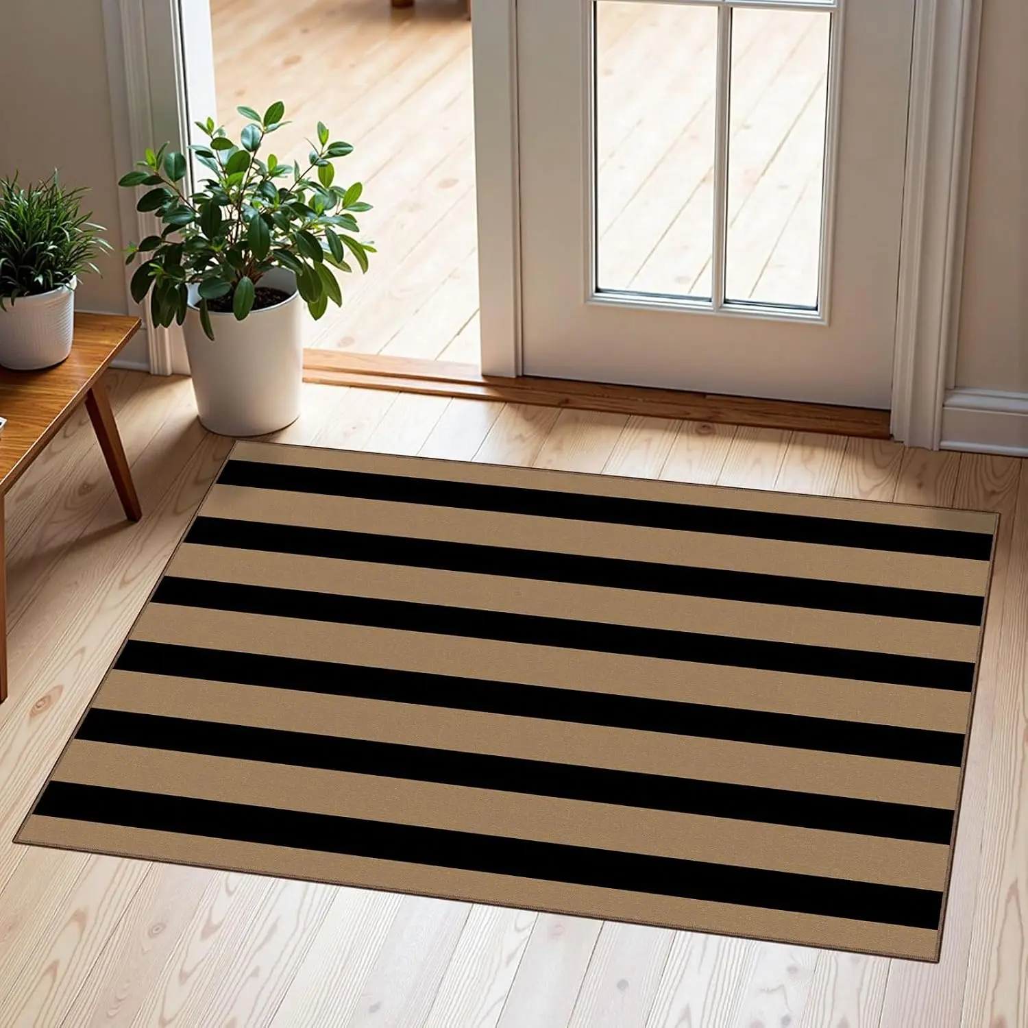 Striped - Black / Tan
