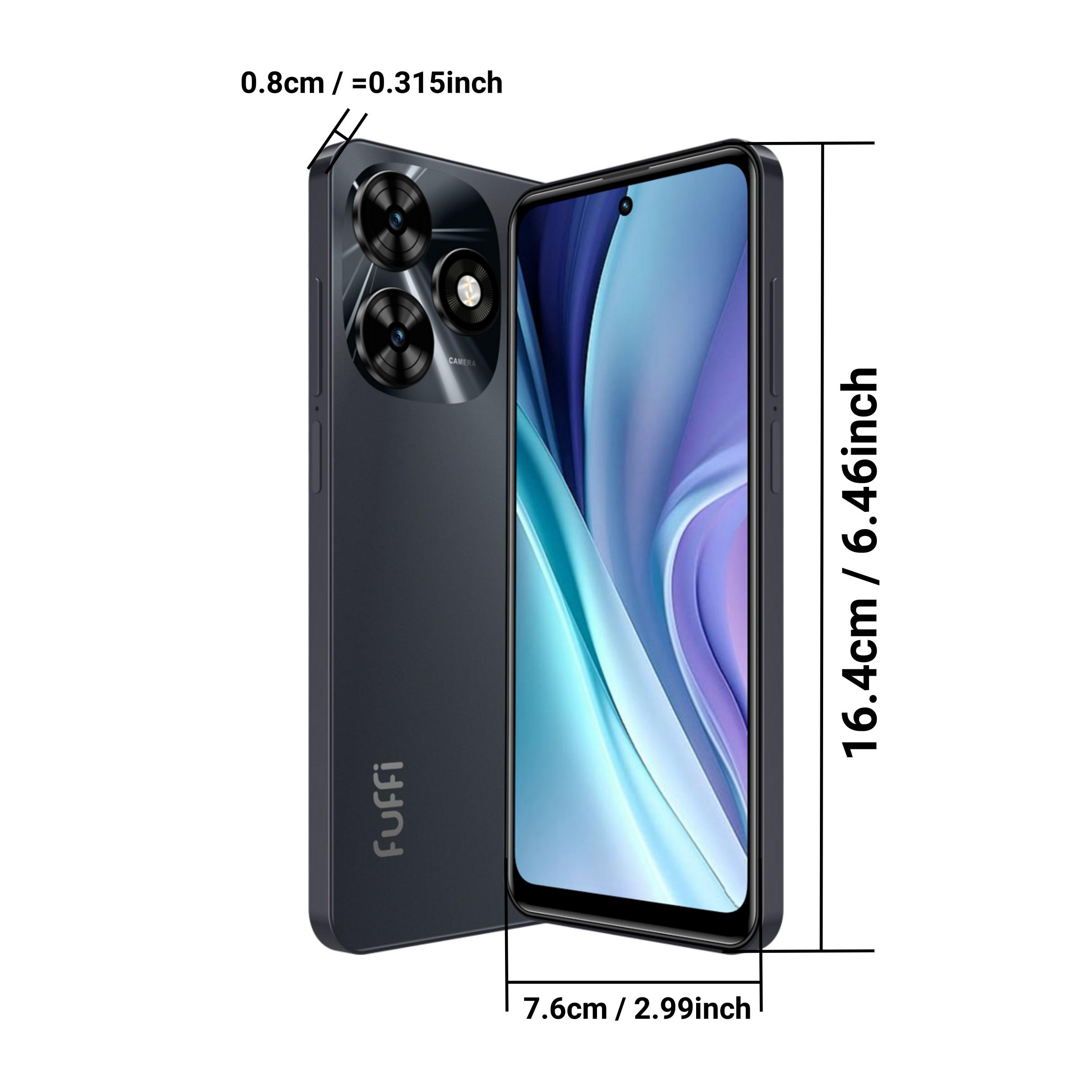 Fuffi 6.56-Inch Android 10 Mobile Smartphone with Smart Unlock, 3