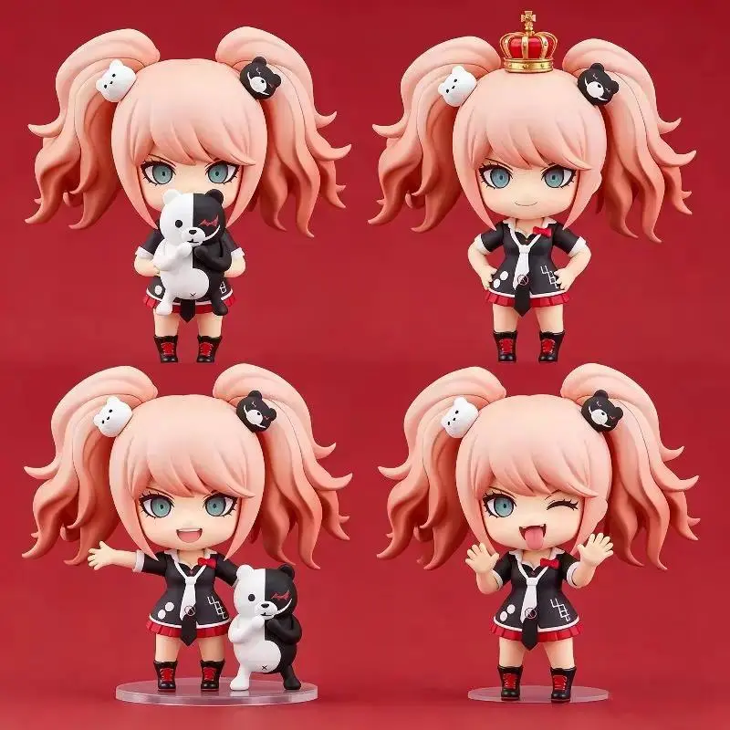 In Stock 1398 Danganronpa Enoshima Junko Q Style Movable Anime Figure Cute Desktop Decoration Ornament Collectible Toys Boy Gift Popular toys 2026 Hot selling toys