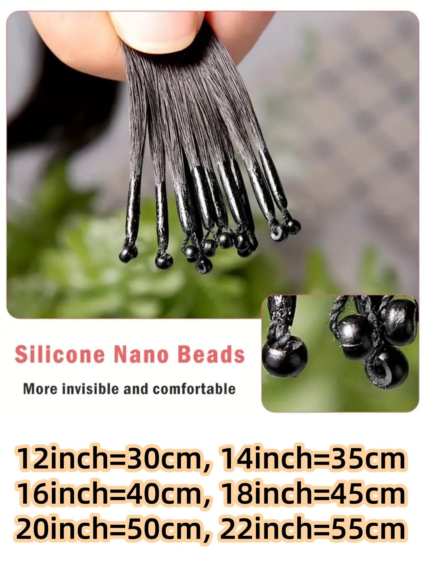 8D Nano Beads Hair Extensions Invisible Lightweight Seamless No Glue No Damage Comfortable All Day Long Lasting Natural Blending Perfect for Instant Longer Undetectable Beads Extensions That Look Totally Real for Daily Party and Any Occasion