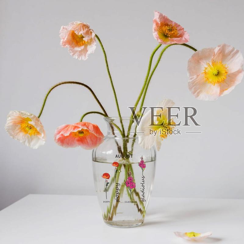 UV DTF Cup Wraps - 24 Sheets Birth Flowers by Month Uvdtf Tumbler Wrap for 16 oz Coffee Mugs, Roses Daisies Violets Transfer Stickers DIY Water Bottle Craft Decals Decoration Gift for Mom