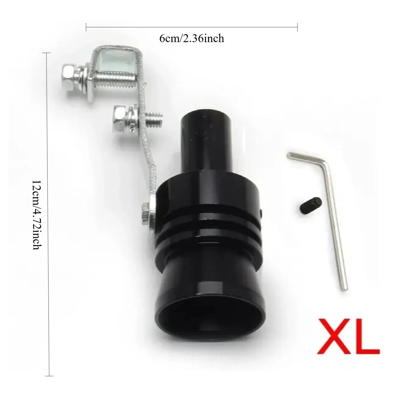 Global Car Turbo Sound Whistle, Vehicle Modification Device, Exhaust Pipe, Turbo Sound Effect Simulator, Turbo Muffler Whistler Xl