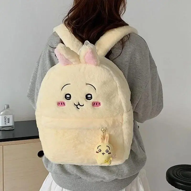 chiikawa .plush cute Usachiji Ikawa self-deprecating bear backpack large capacity bag for women  women backpack