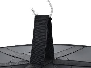 Yesker 4-Layer Round Steel Herb Drying Rack, 24" Diameter Hanging Mesh Netting with Green Zipper & Hook, Waterproof Foldable Dryer for Herbs, Grow Tent Use, Father's Day Gift