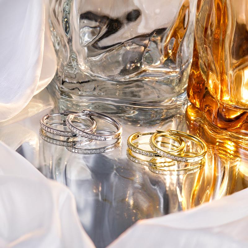 Delzzad 14K Gold-Plated Bling Hoop Earrings S925 VVS Synthetic Moissanite Unisex Earrings Jewelry Perfect Birthday Anniversary Christmas Gift for Men Women Silver Earrings Golden Earrings Wedding Set Delzzad 14K Gold-Plated Bling Hoop Earrings S925 VVS Synthetic Moissanite Unisex Earrings Jewelry Perfect Birthday Anniversary Christmas Gift for Men Women Silver Earrings Golden Earrings Wedding Set