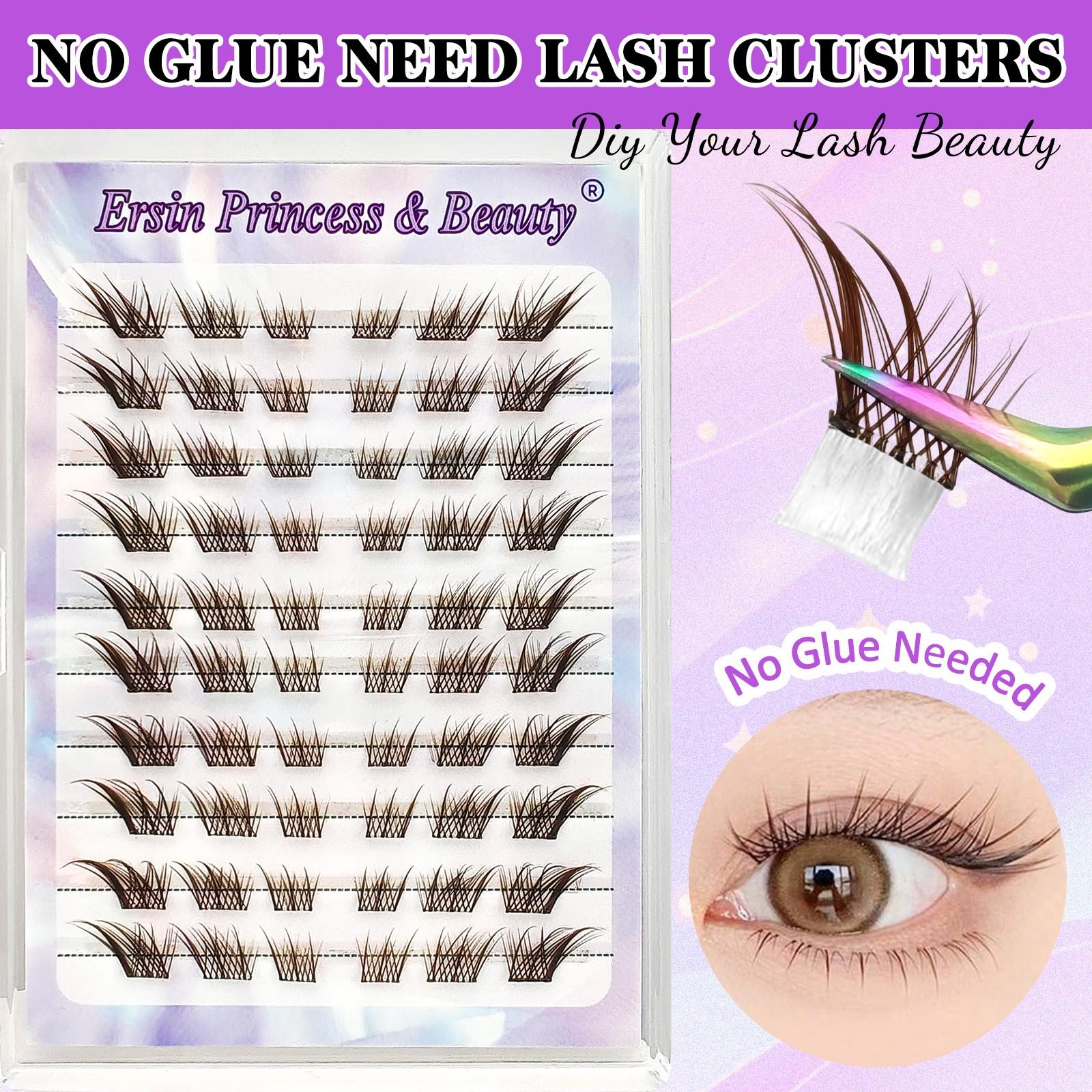60 Pairs False Eyelashes, Makeup, Mixed Lengths 7-12mm, Self-Adhesive, Natural Look, Volume & Curl, Travel-Friendly, Cosplay Anime Lashes