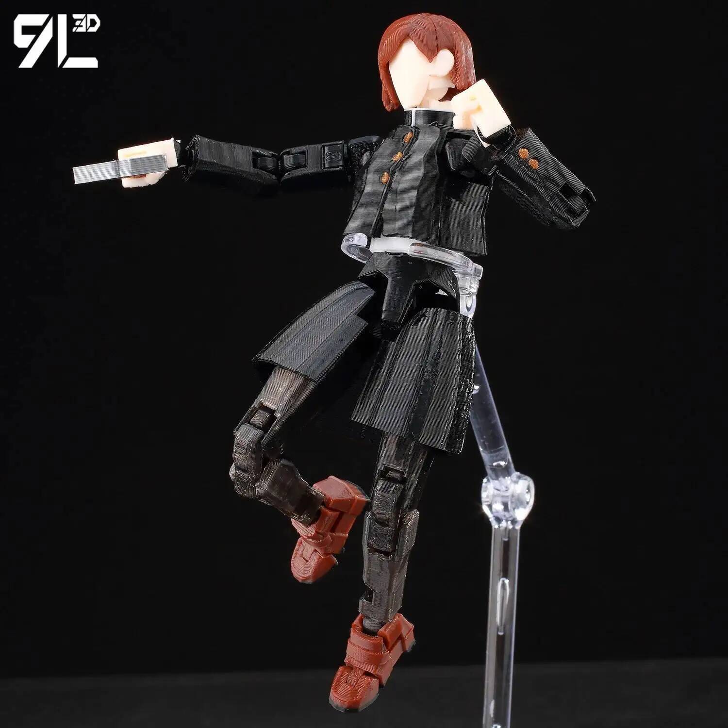 9L3D Printed Anime Jujutsu Kaisen Sukuna Yuji Yuta Satoru Gojo Lucky Dummy 13 Movable Shapeshift Action Figures Mannequin Toys