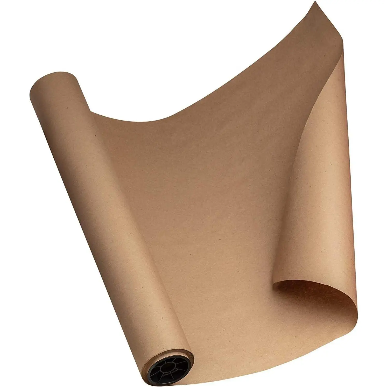 Brown Kraft Paper Roll - 30 Inch x 150 Feet - USA Made - Recycled Material - Wrapping Paper - Ideal for Packing, Shipping, Packaging, Bulletin Board, Arts & Crafts, Banner, Table Covering