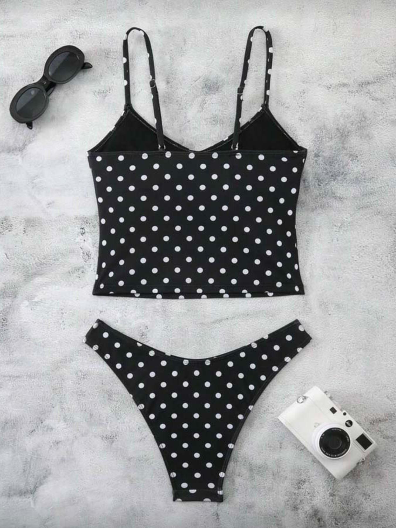 2026 Summer New Minimalist Fit Short High-Waisted Two-Piece Bikini, Beach Vacation Sand Swimwear, Basic Split Swimsuit, Bikini Beachwear, Swimwear Sets