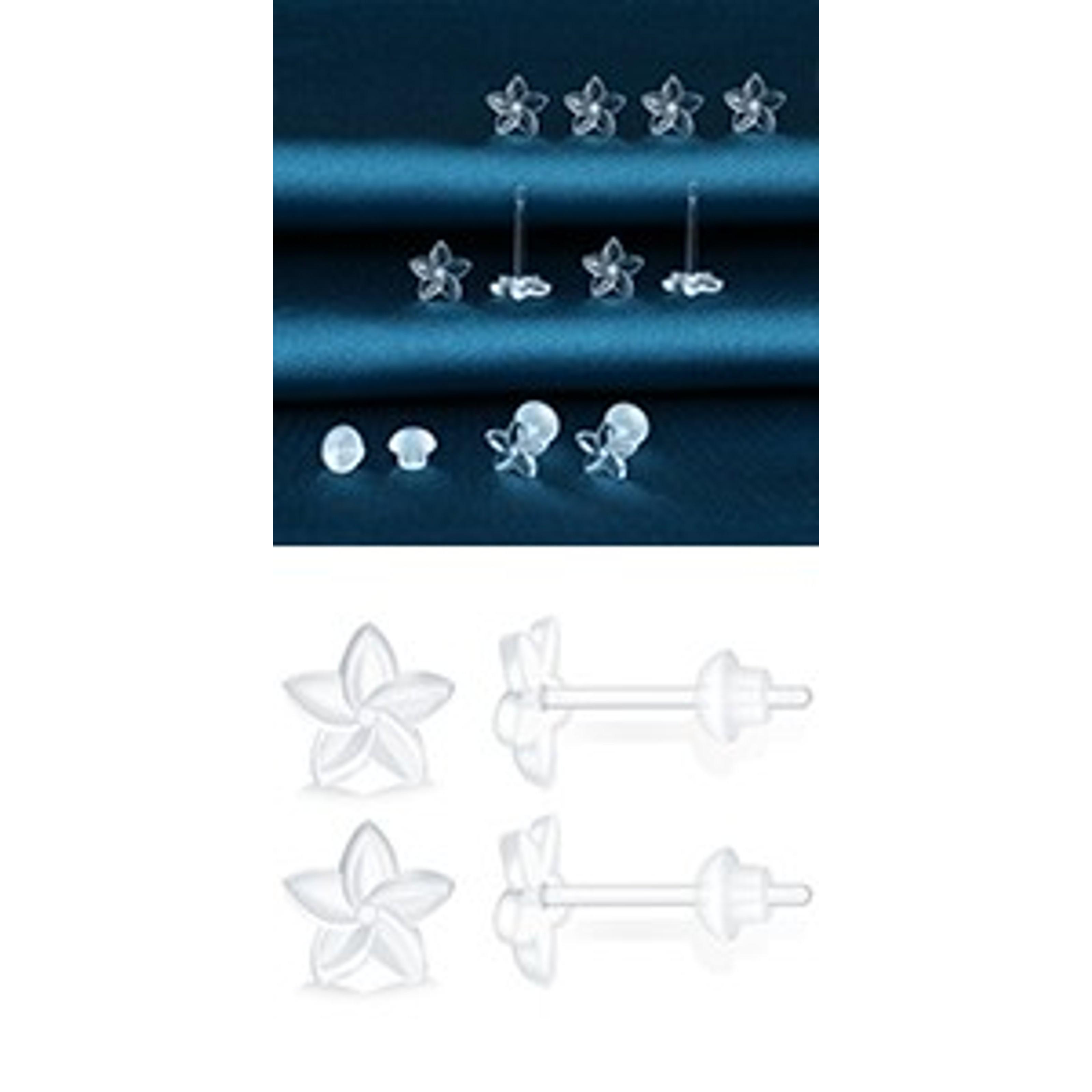 200pcs Hypoallergenic Clear Plastic Earring Studs + 200pcs Earring Backs – 18G Retainers for Sports, Surgery, Work & Sleeping – Transparent 2-Compartment Storage Box 200pcs Hypoallergenic Clear Plastic Earring Studs + 200pcs Earring Backs – 18G Retainers for Sports, Surgery, Work & Sleeping – Transparent 2-Compartment Storage Box