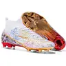 New High-Top Seamless Soccer Shoes for Men and Women, Anti-Slip Durable Outdoor Grass Football Boots, Super Grip and Support, Fashionable and Stylish, Speed Cleats, Sports Football Shoes