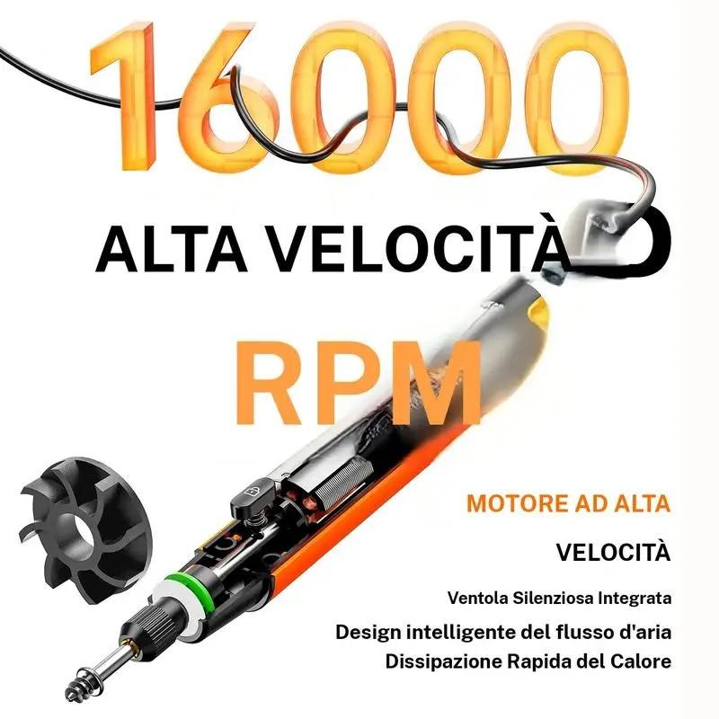 39-Piece USB Polishing Electric Tool Set, Car Polisher, Cordless Drill Bits, USB Rotary Kit for Wood Metal Gemstone Grinding & Polishing