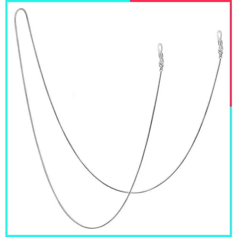 Stainless Steel Eyeglass Holder Necklace Chain 80cm