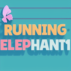 Running elephant 1
