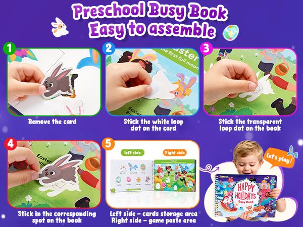 JoyCat Preschool Busy Books Language Toys, Montessori Busy Board, Educational Learning Flash Cards, Sensory Toys, Creative Learning & Fun Activities JoyCat Preschool Busy Books Language Toys, Montessori Busy Board, Educational Learning Flash Cards, Sensory Toys, Creative Learning & Fun Activities