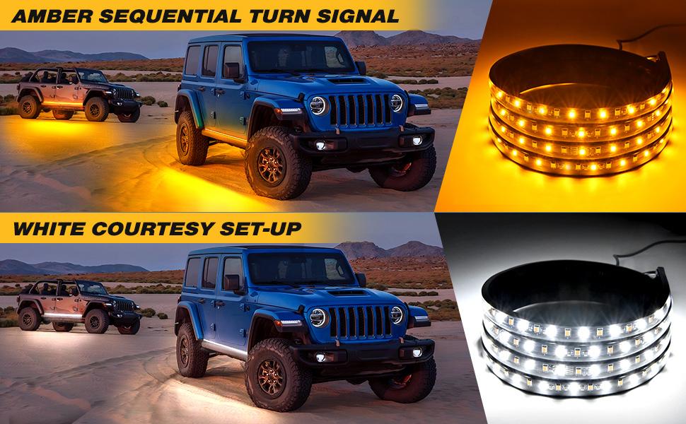 Nilight Truck Running Board Lights 2PCS 60 Inch LED Side Maker White Courtesy Light & Sequential Amber Turn Signal Lighting Strips Kit for Trucks Pickup SUV nilight truck safety light Fishbone LED dealsforyoudays Nilight Truck Running Board Lights 2PCS 60 Inch LED Side Maker White Courtesy Light & Sequential Amber Turn Signal Lighting Strips Kit for Trucks Pickup SUV nilight truck safety light Fishbone LED dealsforyoudays