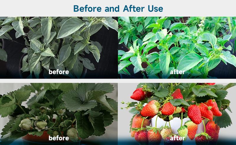 Barrina T5 Grow Lights, 1FT, 5000K White Full Spectrum Led Grow Light, Plug and Play, 8 Packs