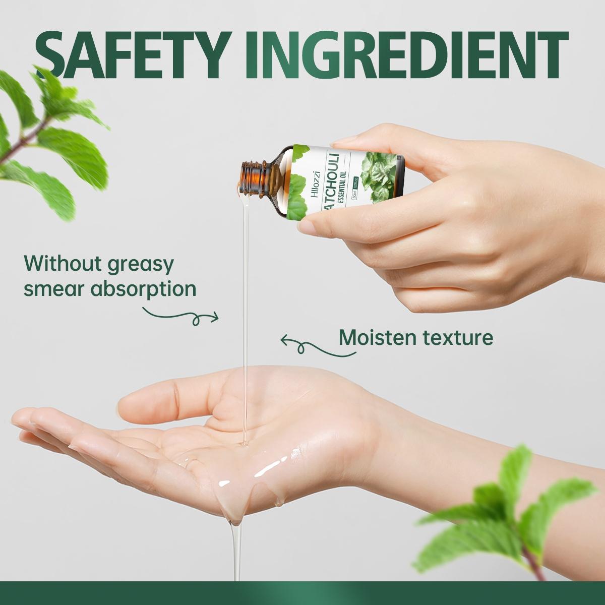 1pc 30ML Patchouli Essential Oil Aromatherapy Therapeutic Wellness for Diffusers, Humidifiers, Home, Living Room, Bedroom, Bathroom, Air Freshener, Stress Relief